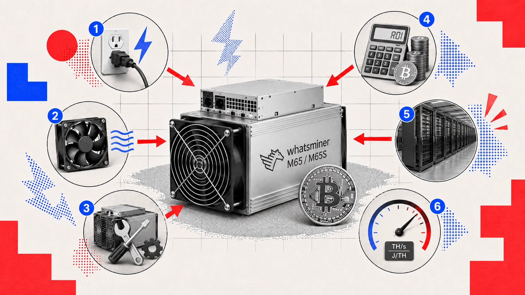 Whatsminer M65 и M65S для майнинга Bitcoin