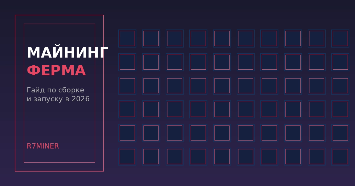 Майнинг-ферма: ASIC-майнеры для добычи криптовалюты