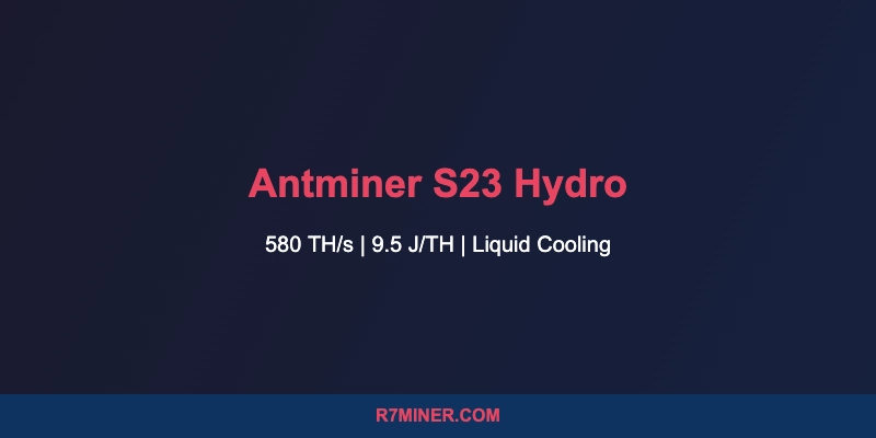 Antminer S23 Hydro обзор характеристики