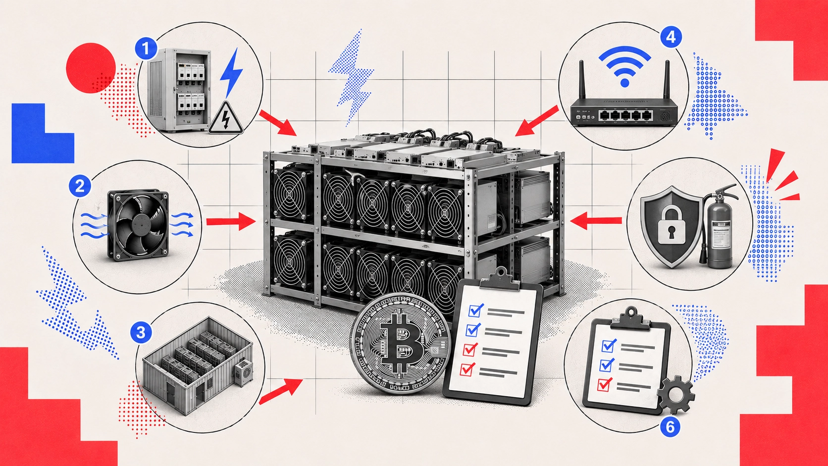 Размещение партии ASIC-майнеров в дата-центре