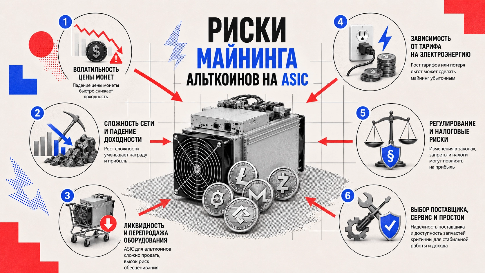Риски майнинга альткоинов на ASIC