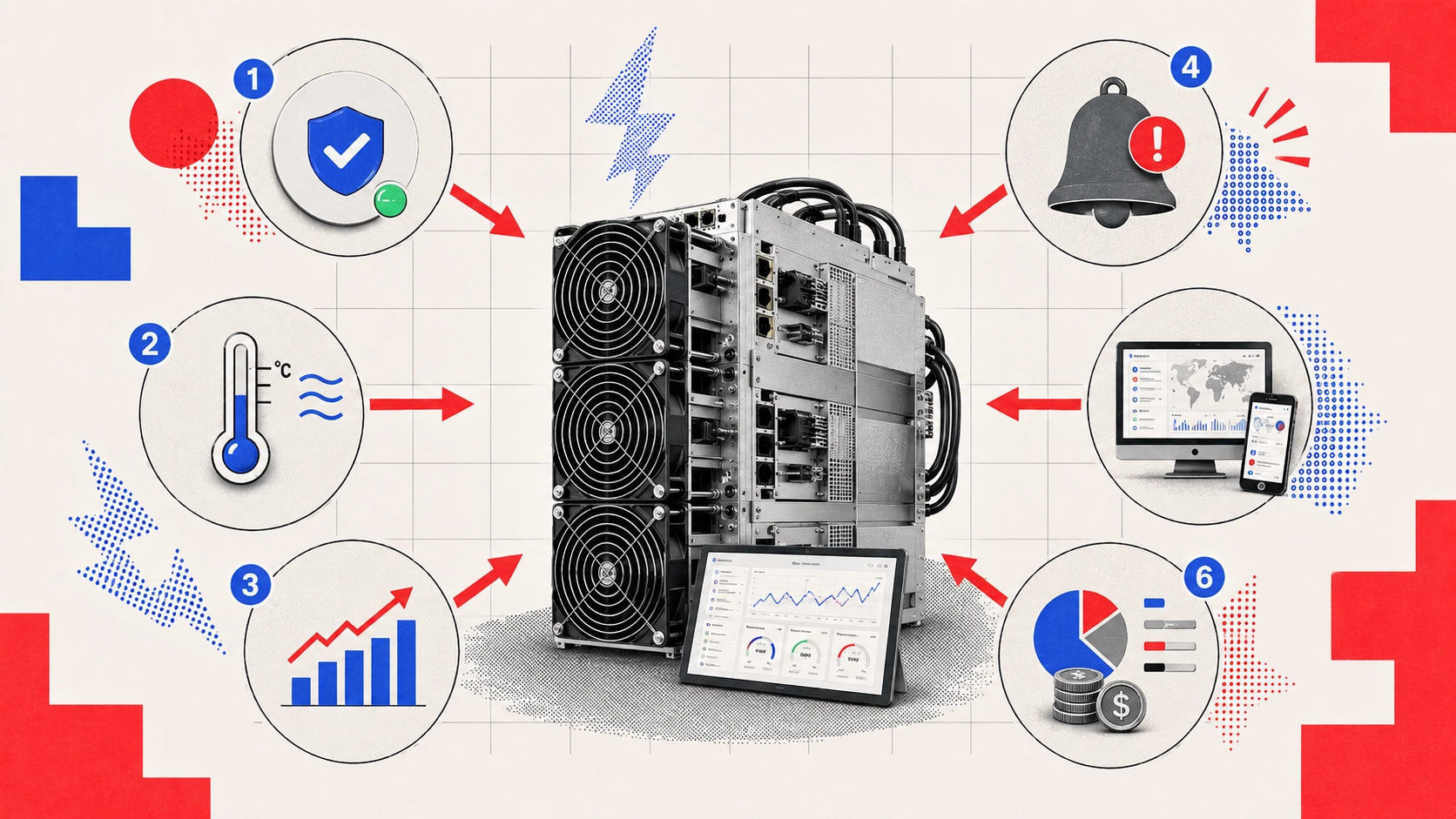 Мониторинг ASIC-майнеров на хостинге